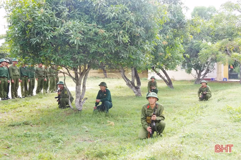 Hà Tĩnh chăm lo xây dựng lực lượng dự bị động viên vững mạnh