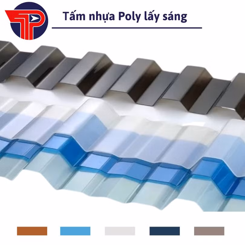 Mẹo lựa chọn màu sắc tấm poly lấy sáng phù hợp nhất