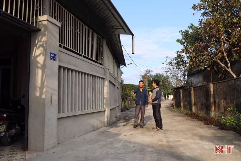 Chi hội trưởng nông dân tiên phong hiến đất mở đường ở xã ven đô Hà Tĩnh