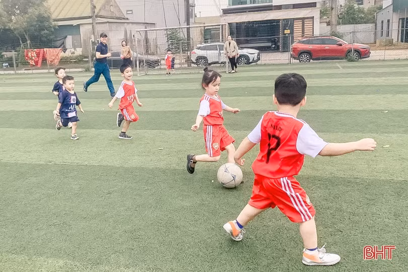 Hào hứng giải thể thao “Trung Kiên Super Kids”