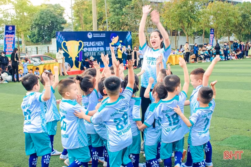 Hào hứng giải thể thao “Trung Kiên Super Kids”