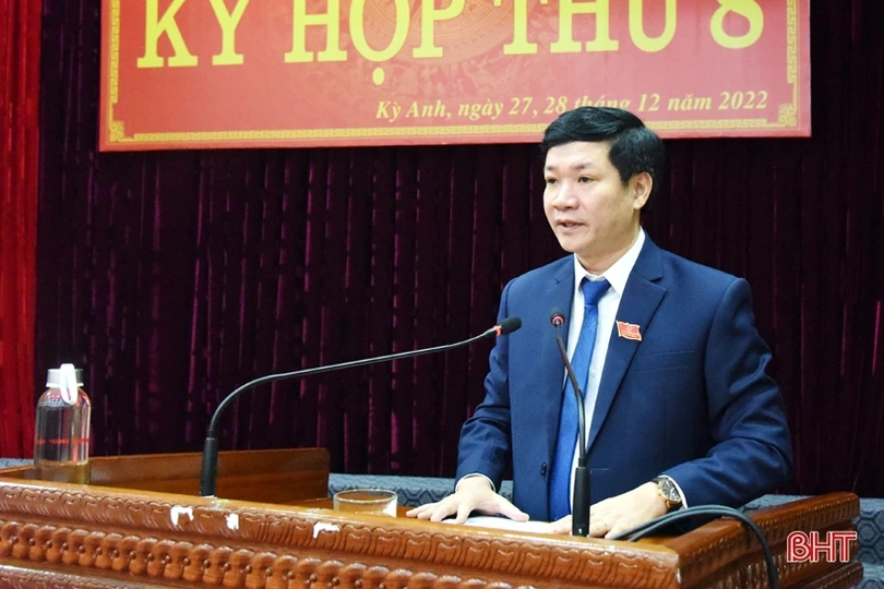 HĐND huyện Kỳ Anh xem xét, thông qua 8 nghị quyết quan trọng