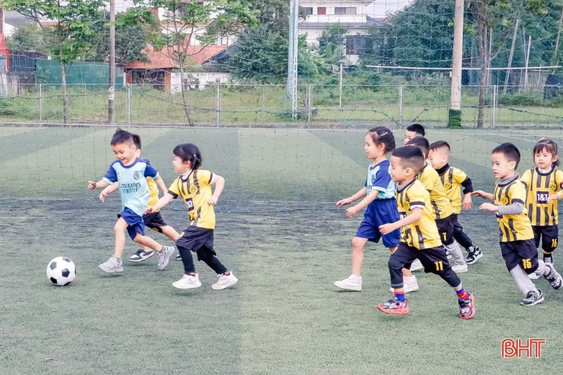 Hào hứng giải thể thao “Trung Kiên Super Kids”