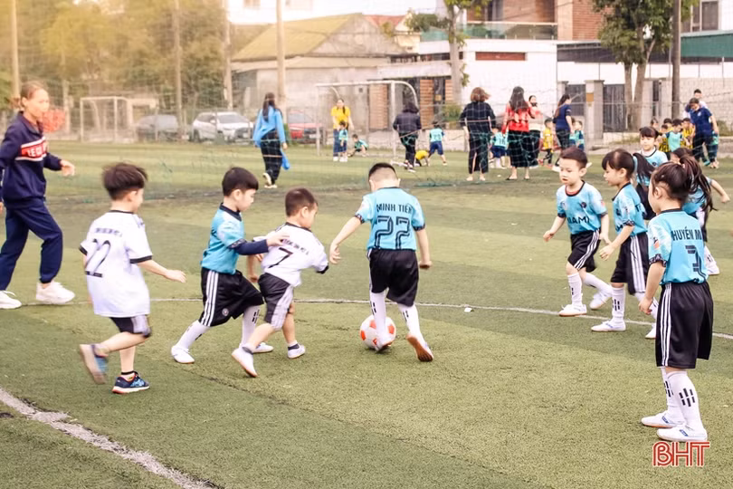 Hào hứng giải thể thao “Trung Kiên Super Kids”