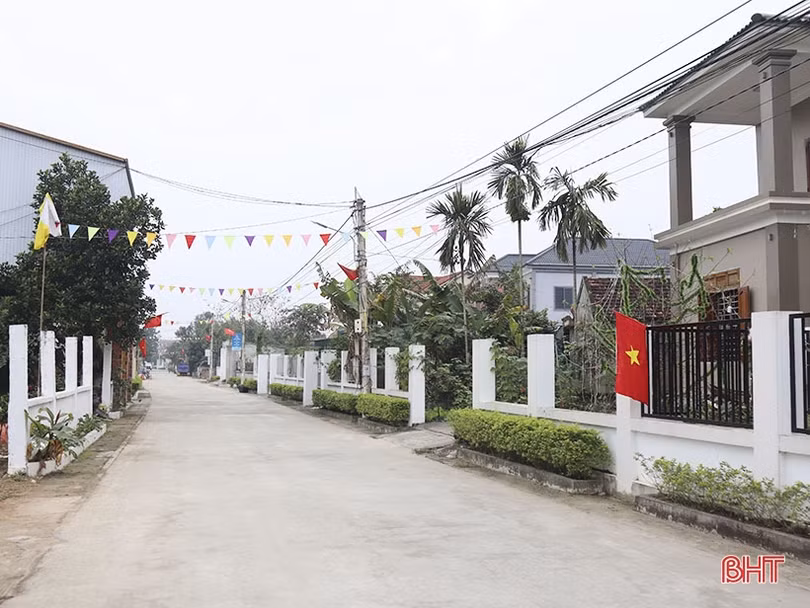 Can Lộc: Công nhận 6 khu dân cư nông thôn mới kiểu mẫu