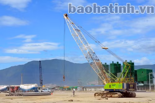 Khu gang thép và Cảng nước sâu Sơn Dương là một trong những dự án lớn nhất khu vực Đông Nam Á.