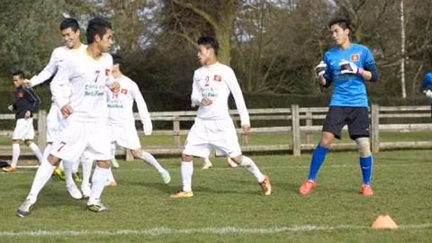 Các tuyển thủ U19 Việt Nam tự tin trước trận tái ngộ với U19 Tottenham.