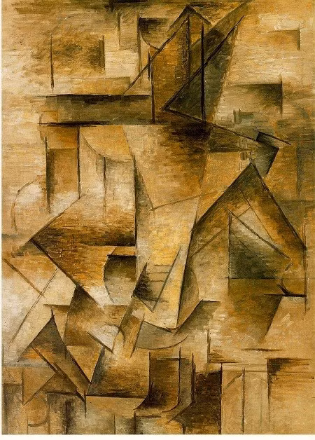 Bức “Le Guitariste” của Pablo Picasso (vẽ năm 1910)