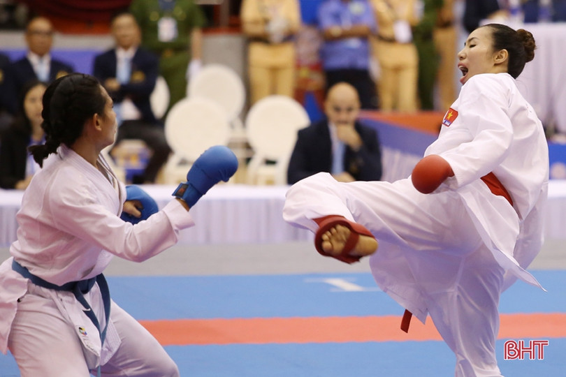 VĐV Hà Tĩnh vỡ òa cảm xúc trong giây phút giành HCV SEA Games 31