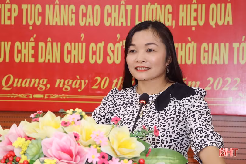 Vũ Quang tiếp tục nâng cao chất lượng, hiệu quả quy chế dân chủ cơ sở