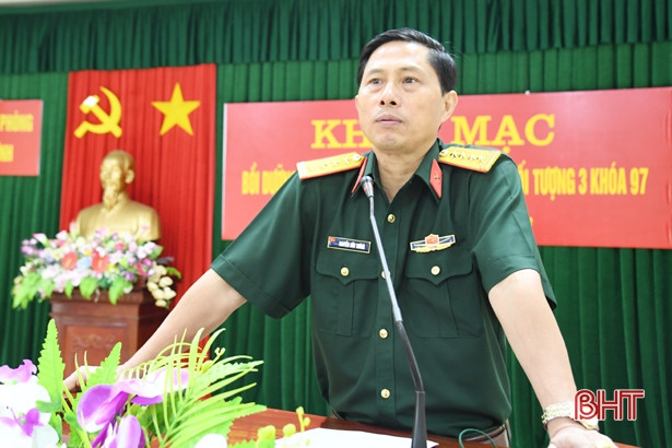 Khai mạc lớp bồi dưỡng kiến thức quốc phòng - an ninh đối tượng 3 khóa 97