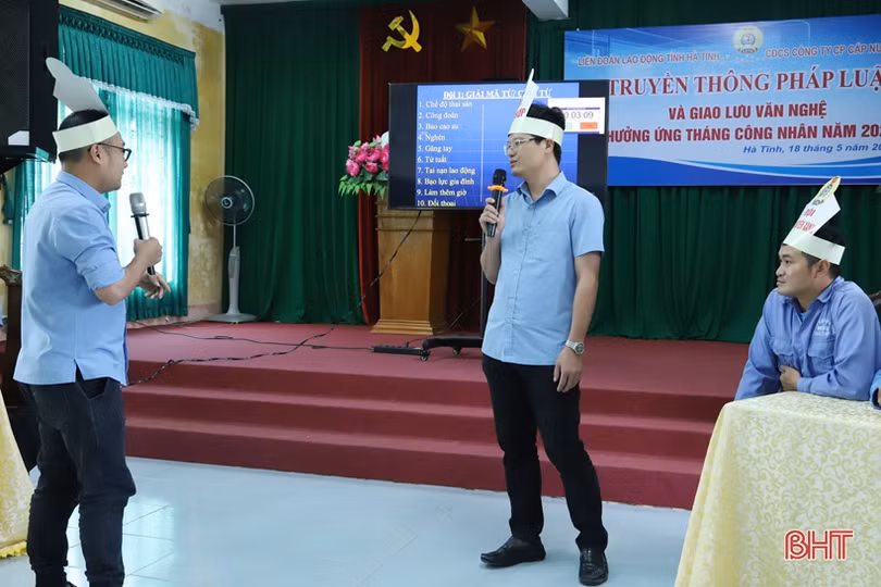 Trang bị kiến thức pháp luật lao động cho hơn 200 công nhân Hà Tĩnh