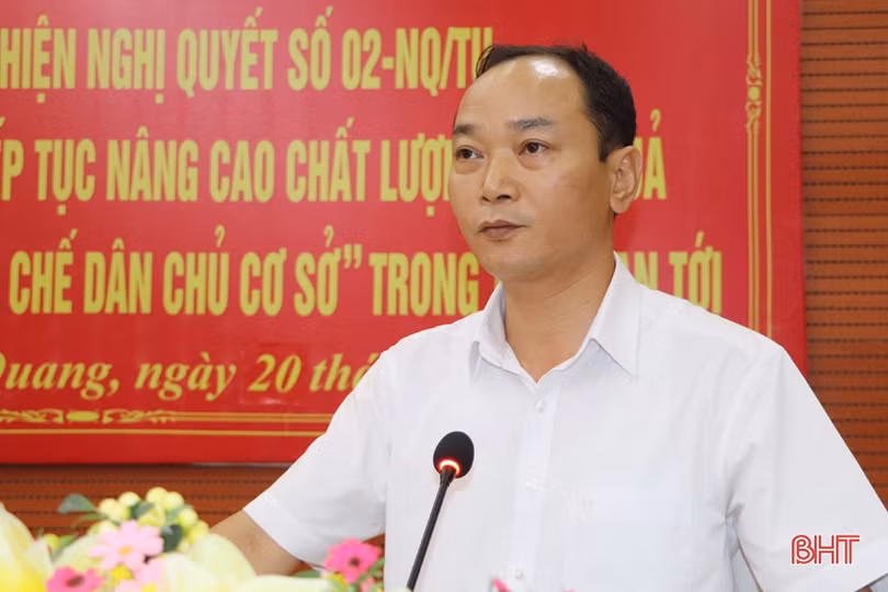 Vũ Quang tiếp tục nâng cao chất lượng, hiệu quả quy chế dân chủ cơ sở