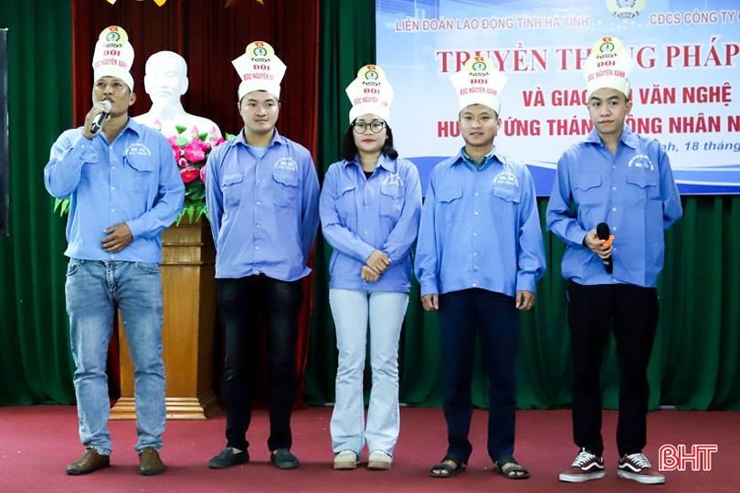 Trang bị kiến thức pháp luật lao động cho hơn 200 công nhân Hà Tĩnh