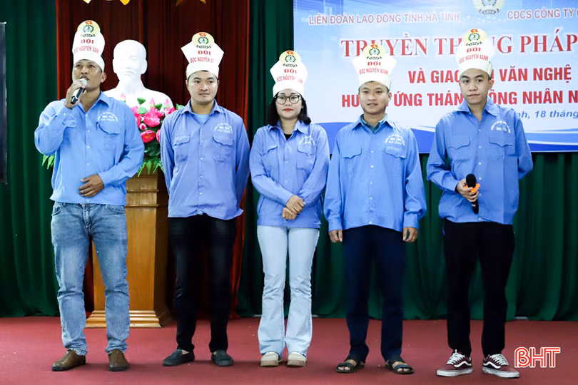 Trang bị kiến thức pháp luật lao động cho hơn 200 công nhân Hà Tĩnh