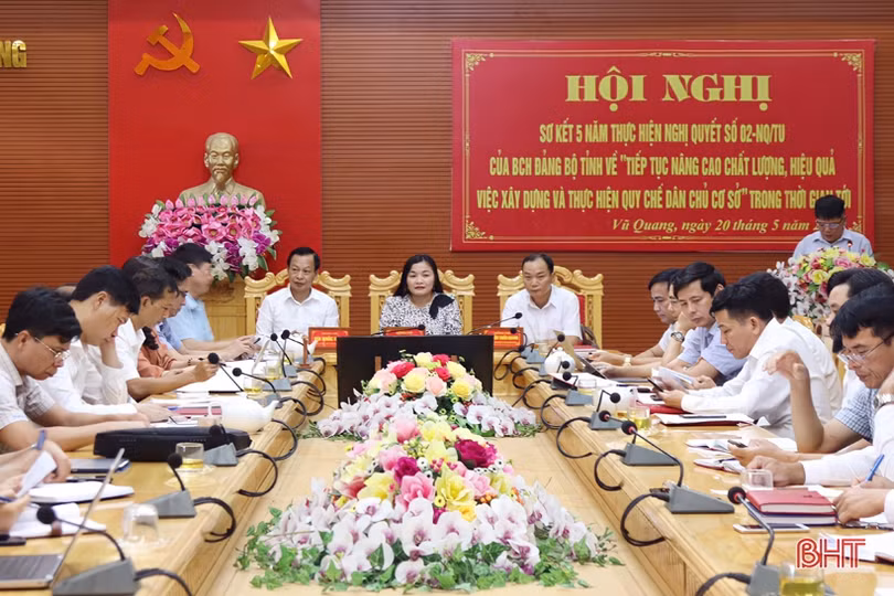 Vũ Quang tiếp tục nâng cao chất lượng, hiệu quả quy chế dân chủ cơ sở