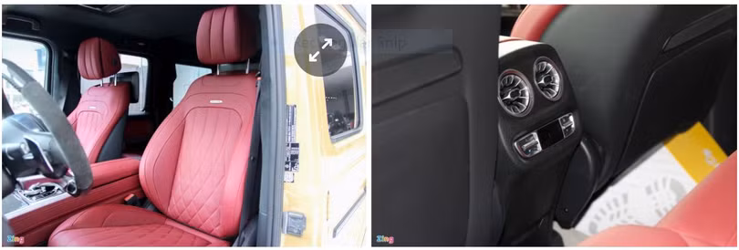 Cận cảnh Mercedes-AMG G63 màu vàng cát hiếm gặp