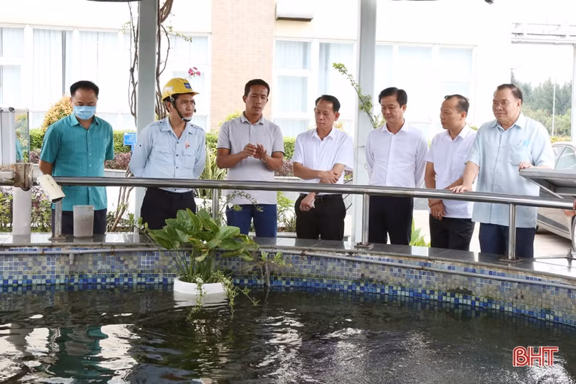 Đoàn cán bộ Thủ đô Viêng Chăn và Bôlykhămxay tham quan KKT Vũng Áng