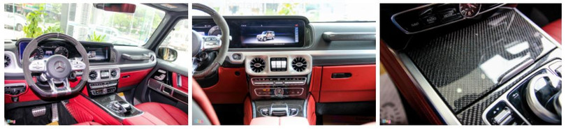 Cận cảnh Mercedes-AMG G63 màu vàng cát hiếm gặp