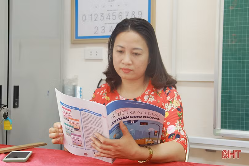 Cô giáo Hà Tĩnh đạt giải nhì cuộc thi “An toàn giao thông cho nụ cười trẻ thơ”