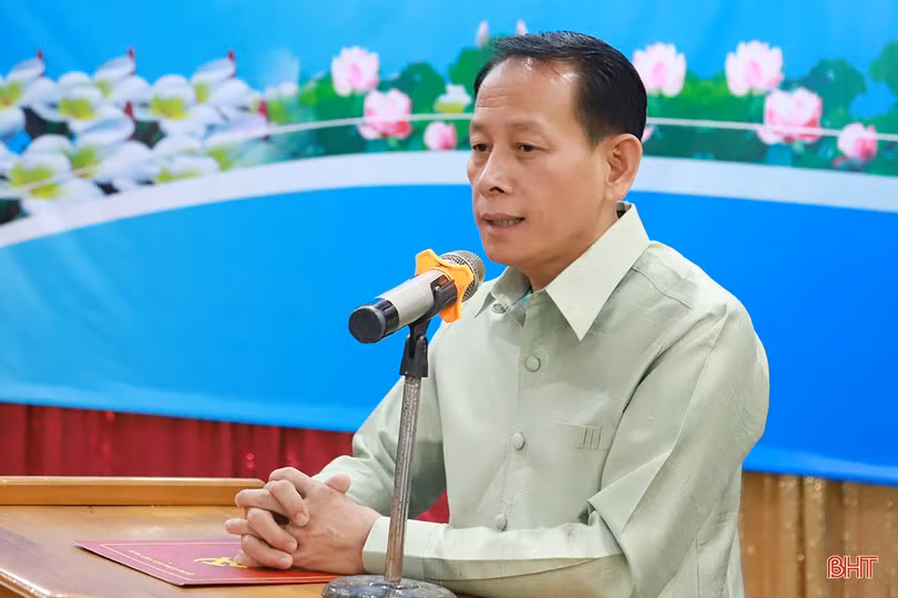 Lãnh đạo tỉnh Hà Tĩnh gặp mặt đoàn công tác Thủ đô Viêng Chăn, tỉnh Bôlykhămxay