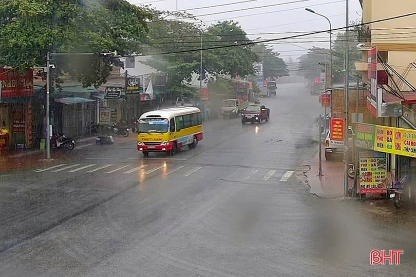Hôm nay, Hà Tĩnh có nơi mưa rất to và dông