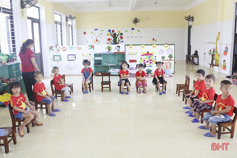 Công trình nhà học 2 tầng Trường Mầm non xã Thanh Lộc được đưa vào sử dụng