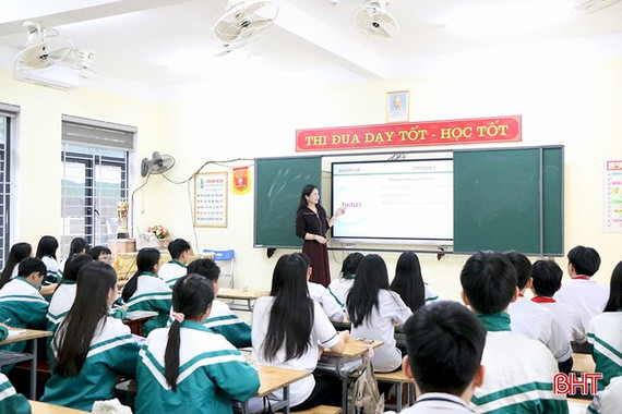 Đặc cách công nhận 52 học sinh giỏi tỉnh môn tiếng Anh lớp 9