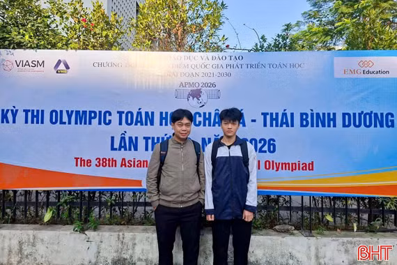 Nam sinh Hà Tĩnh lọt top điểm cao nhất Việt Nam tại Olympic Toán học châu Á – Thái Bình Dương