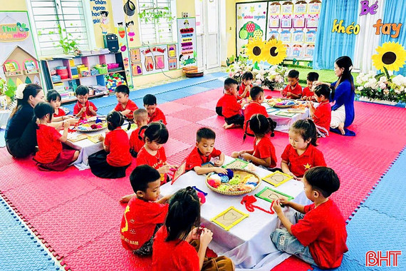 Không gian sáng tạo giúp trẻ mầm non tự tin tỏa sáng