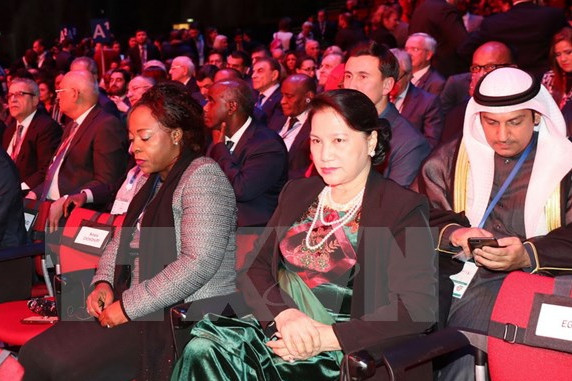 Chủ tịch Quốc hội Nguyễn Thị Kim Ngân dự khai mạc IPU-137 ảnh 2 chu tich quoc hoi nguyen thi kim ngan du khai mac ipu 137