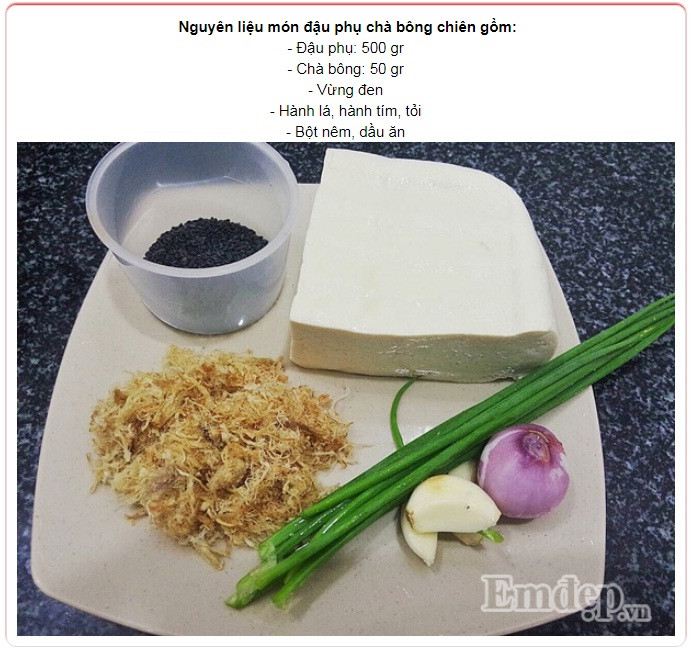 mon dau phu cha bong chien la mieng ma ngon het say