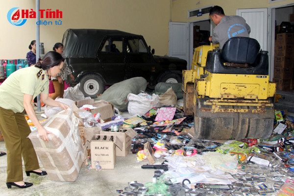 tieu huy 49 loai hang hoa vi pham ve quan ly thi truong