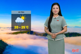 Dự báo thời tiết Hà Tĩnh ngày 24/12: Mưa nhỏ vài nơi, có lúc hửng nắng