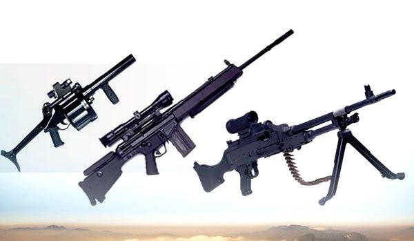 cac loai sung trang bi cho an ninh canh sat co dong viet nam