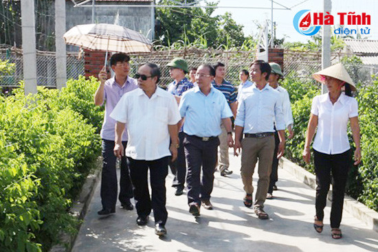 doan cong tac quang ninh an tuong voi ket qua xay dung ntm o ha tinh