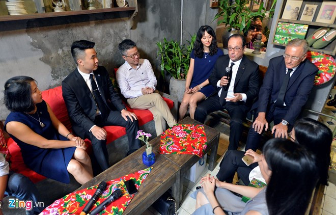 tong thong phap dao pho co ha noi