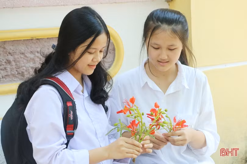 Tuổi học trò xao xuyến mùa phượng đỏ