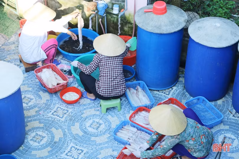 Đặc sản mực một nắng Hà Tĩnh làm “xiêu” lòng khách