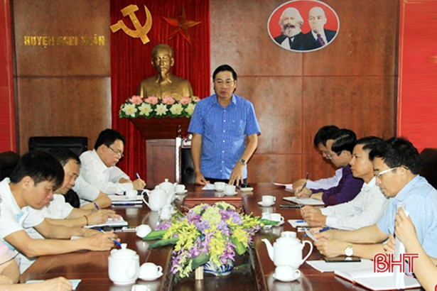 Nghi Xuân không lơ là, chủ quan trong phòng chống thiên tai ảnh 1 Nghi Xuân không lơ là, chủ quan trong phòng chống thiên tai