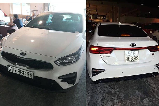 Toyota Vios biển số khủng ngũ quý 3 xuất hiện tại Hà Nội