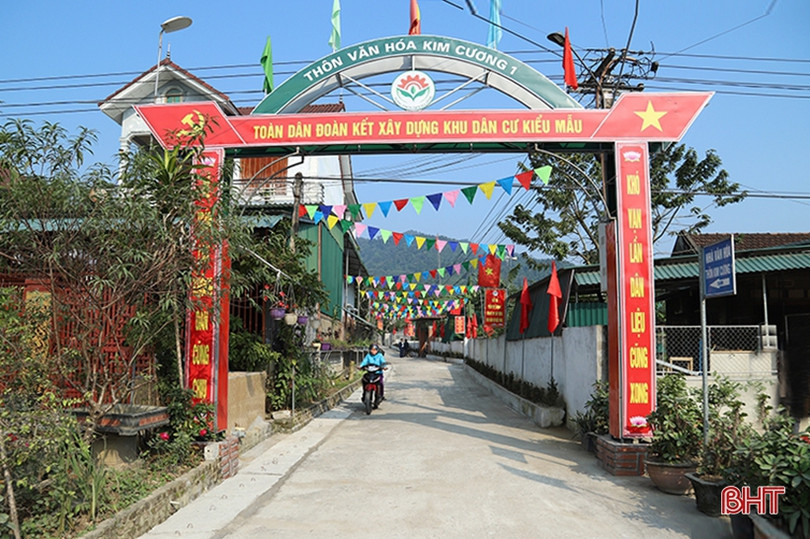 Xã biên giới đầu tiên trong cả nước ở Hà Tĩnh hướng đích nông thôn mới kiểu mẫu