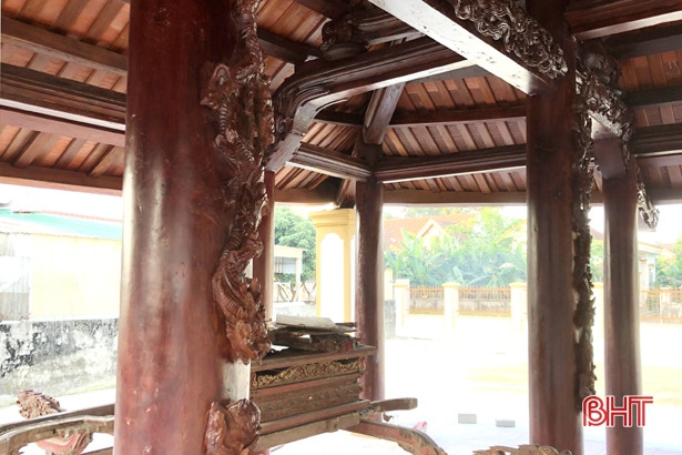 Đình làng 300 năm tuổi ở Đức Thọ thay “áo mới”