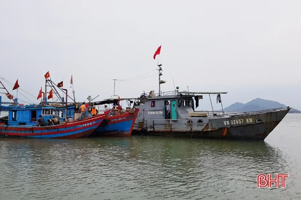 Hà Tĩnh bắt giữ 2 tàu cá Thanh Hóa khai thác hải sản trên vùng biển sai quy định