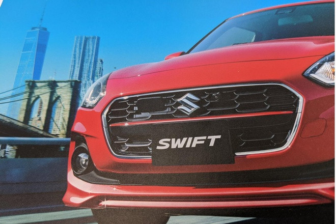 Suzuki Swift 2020 lộ diện, nâng cấp nhẹ ngoại thất