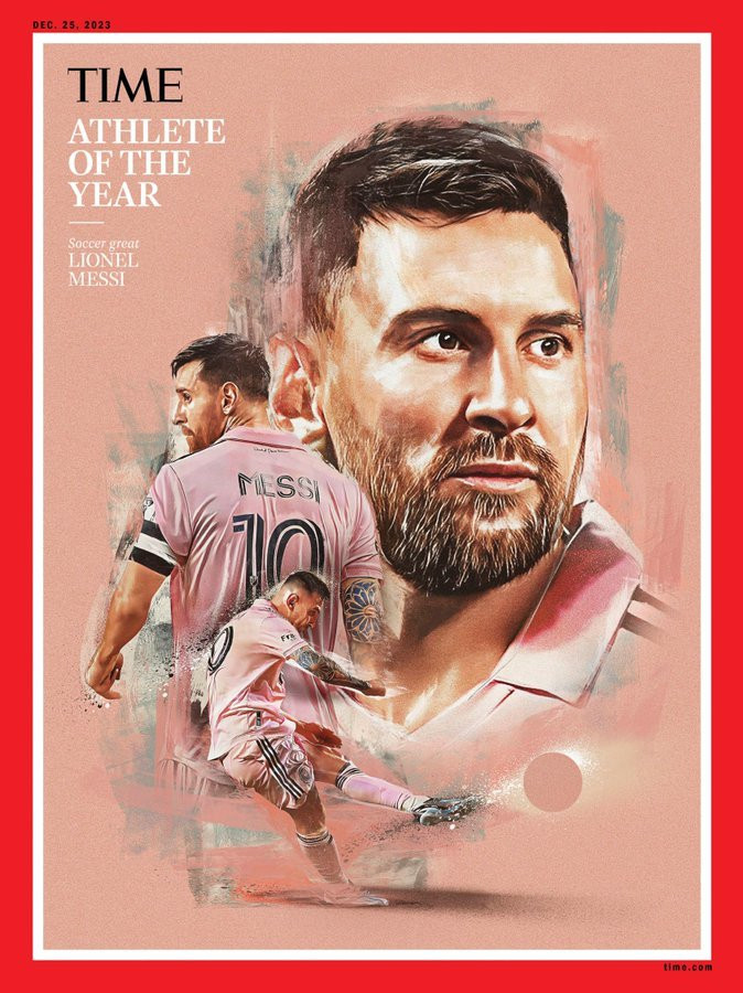 Messi nhận giải VĐV tiêu biểu của tạp chí Time