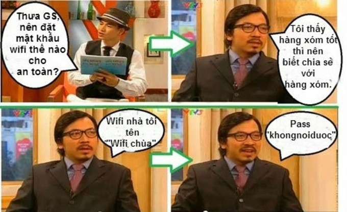 Những mật khẩu wifi “hại não” người dùng