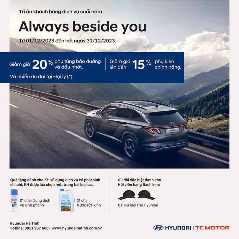 Chương trình tri ân dịch vụ cuối năm “Always beside you