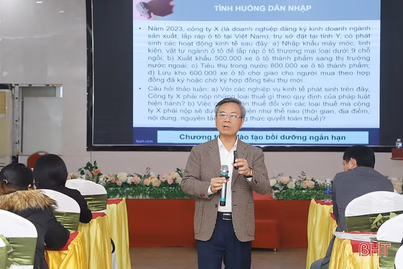 Đào tạo về thuế, tiền lương, bảo hiểm cho doanh nghiệp Hà Tĩnh