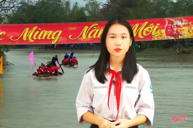 Học sinh TX Hồng Lĩnh làm “đại sứ du lịch” quảng bá vẻ đẹp quê hương